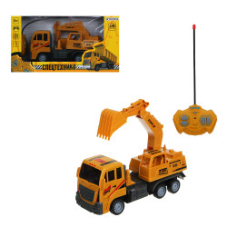 ИГРОЛЕНД 1:20 Машина РУ Спецтехника ABS, свет, 5xAA, 31.5x16x11см