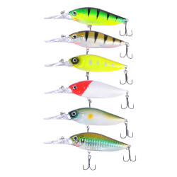 AZOR FISHING Воблер "Дип Шэд Флэт", SF, 11,9гр, 108мм, 0,5-1,5м, 5 цветов