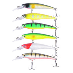 AZOR FISHING Воблер "Хамп Дип Шэд", SP, 6,0гр, 93мм, 0,5-1,5м, 5 цветов