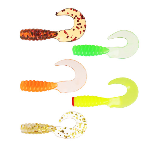 AZOR FISHING Приманка мягкая K.Good , силикон, 4см, 12шт. в уп, 5 цветов