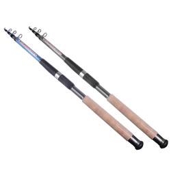 AZOR FISHING Спиннинг "Рефлектор", телескоп., файбергласс, 2,4м, тест 50-150гр, 2 цвета