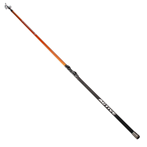 AZOR FISHING Удочка с кольцами "Актив", телескоп., карбон 40%, 4,0м, тест 10-30гр.
