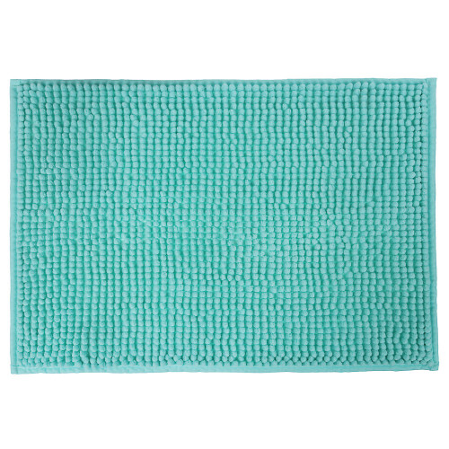 VETTA Коврик для ванной, синель, 40x60см, ворс 1,2см, бирюзовый