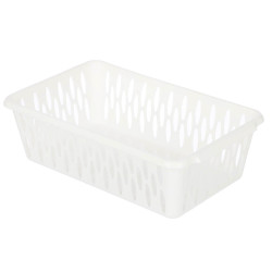 Корзинка для хранения Keeplex Light S 25,5х15х7,2см, пластик, белое облако