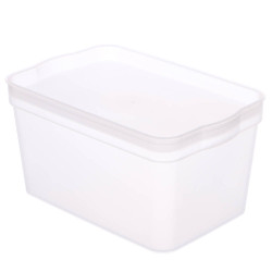 Ящик для хранения Keeplex Trendy 2,3 л 21,1х14,1х11 см, пластик, матовый кристалл