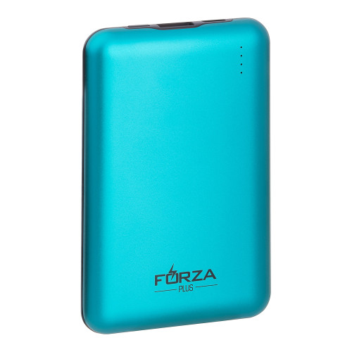 BY Аккумулятор мобильный, 10000мАч, USB+Type-C, Быстрая зарядка QC4.0+PD, 5А, корпус метал, зеленый