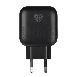 Рыжий Сетевое зарядное устройство Модерн, Быстрая зарядка QC3.0+TYPE-C PD, 3А, черный