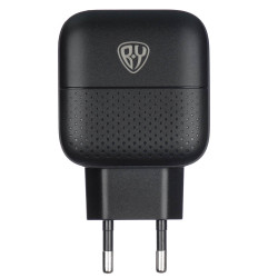 BY Сетевое зарядное устройство Модерн, Быстрая зарядка QC3.0+TYPE-C PD, 3А, 18Вт, черный