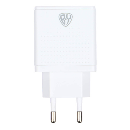 BY Сетевое зарядное устройство, USB QC3.0, USB-C PD, 3А, 20Вт, белый