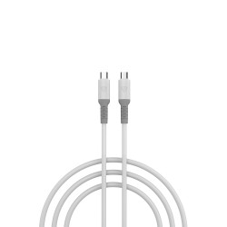 BY Кабель для зарядки Powerful Type-C-Type-C, 1м, 3А, Быстрая зарядка PD, 65 W, белый