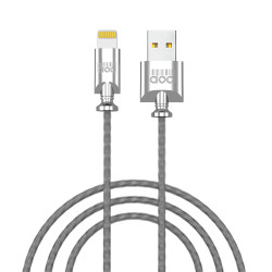PRILUCHNIY Кабель для зарядки Metall iP, 1м, 2,4A, металл