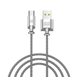 PRILUCHNIY Кабель для зарядки Metall Type-C, 1м, 3A, QC 3.0, металл