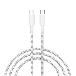 BY Кабель для зарядки Storm Type-C-Type-C, 1м,
3А, Быстрая зарядка PD, 65W, серый