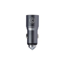 ВСЁГАЗИН Устройство зарядное автомобильное, 2xUSB, 3А, QC 3.0, 12/24В, металл