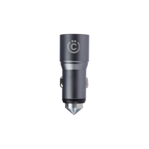 ВСЁГАЗИН Устройство зарядное автомобильное, 2xUSB, 3А, QC 3.0, 12/24В, металл