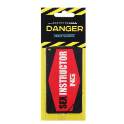 NEW GALAXY Ароматизатор бумажный Danger/Sexinstuctor, новая машина