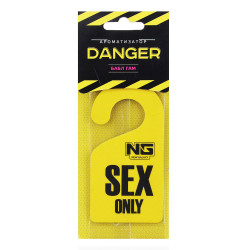 NEW GALAXY Ароматизатор бумажный Danger/Dont disturb, бабл гам