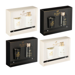 NEW GALAXY Набор Black&White, wood sage, white flower, bluebell, pear and freesia