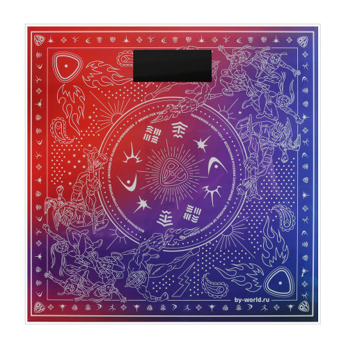 BY Весы напольные электронные LIMITED EDITION, ЖК-дисплей, макс. нагр. до 180кг, 28х28х0,5см