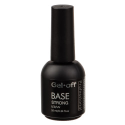 Базовое покрытие для ногтей среднее "BASE STRONG", Gel-off Professional, 10 мл