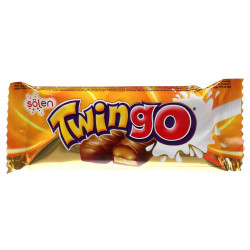 Печенье батончик "Twingo" покрытый мол.шок.и карамелью 42 г