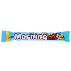 Батончик "Morning" с кокосом, покрытый молочным шоколадом с воздушными злаками 50 г.