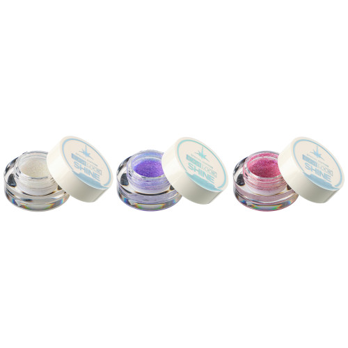 ЮниLook Шайн Глиттерные тени, 2,5г, 3 тона