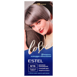 ESTEL LOVE Стойкая крем-краска для волос тон 8/16 Лакричная конфета