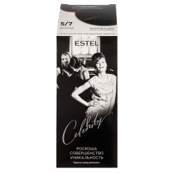 ESTEL CELEBRITY Краска-уход для волос, тон 5/7 шоколад