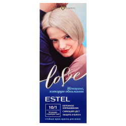 ESTEL LOVE Стойкая крем-краска для волос тон 10/1 Блондин серебристый