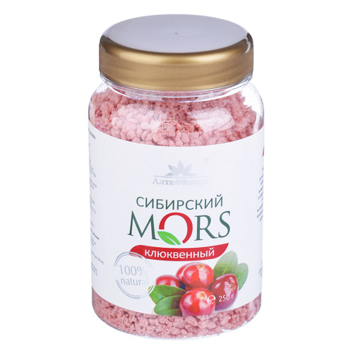 Морс клюквенный, быстрорастворимый, натуральный, 250 г