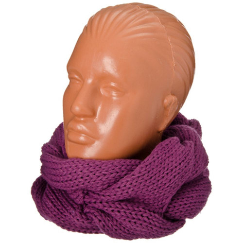 Хомут женский, 30х18см, 100% акрил, фиолетовый, арт. 22