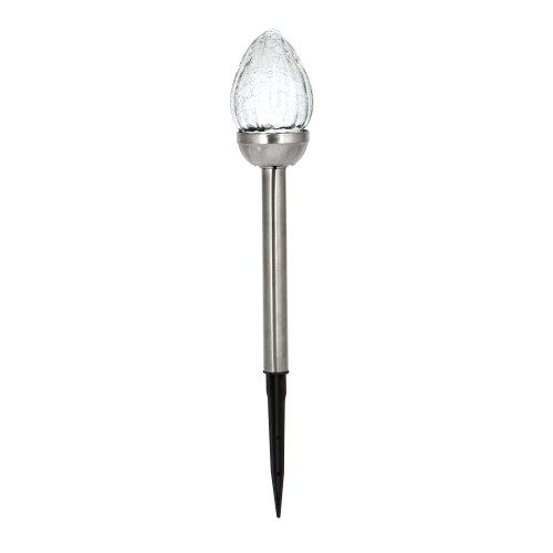 INBLOOM Фонарь пламя на солн,бат,8х42см LED1*бел IP44 1*1,2vNi-MH2/3AA 600mAH 2,1v25мA,мет,пласт,ст