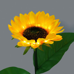 INBLOOM Светильник Подсолнух на солн.батарее 66 см, IP65 мощность 2v (80 Ампер)