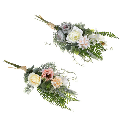 LADECOR Букет декоративных цветов, пластик, 40 см