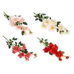 LADECOR Ветка декоративная, пластик, 73,5 см, 4 цвета