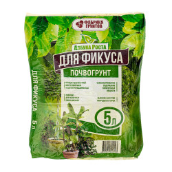 Почвогрунт "Для фикуса" 5л Азбука роста