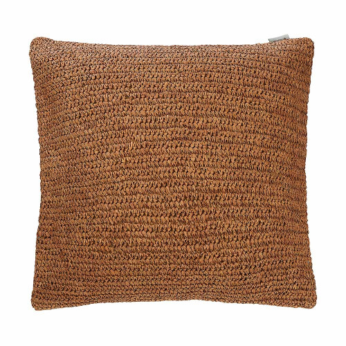 BY COLLECTION Чехол для подушки, 50х50см, 50% хлопок, 50% рафия