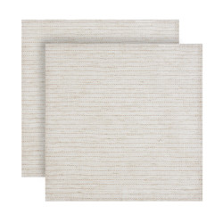 BY COLLECTION White Line Салфетка сервировочная, 2шт в комплекте, 40х40см, 85% полиэстер, 15% лен
