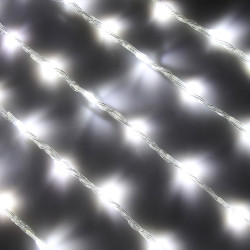 Гирлянда бахрома 2,5х0,6 м СНОУ БУМ, 128 LED ламп, белое свечение, 8 режимов, эффект водопада, пп, коннектор, 220 В