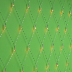 Гирлянда сетка 1,6x1,6 м СНОУ БУМ, 144 LED ламп, постоянное свечение розовое золото, ПВХ прозрачный, 220В