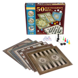 Игра настольная "50 настольных игр"