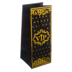 Пакет подарочный бумажный 30х12х12см, "VIP"
