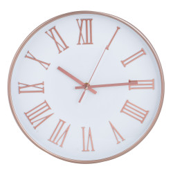 LADECOR CHRONO Часы настенные круглые, пластик, d30 см, 1xAA, оправа цвет золотой, арт.06-48