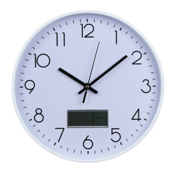 LADECOR CHRONO Часы настенные круглые, пластик, d30 см, 1xAA, арт.06-36