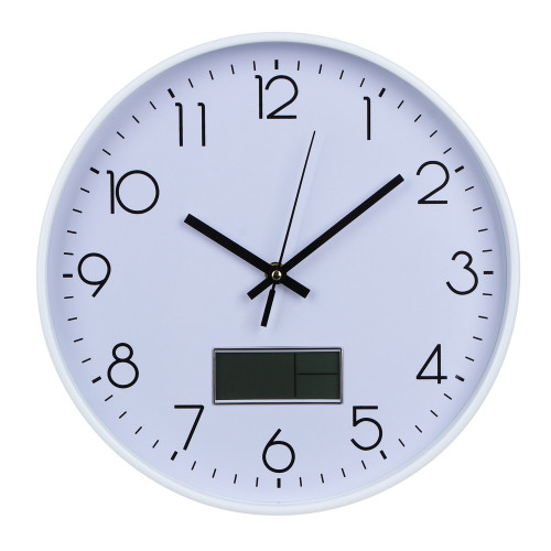 LADECOR CHRONO Часы настенные круглые, пластик, d30 см, 1xAA, арт.06-36