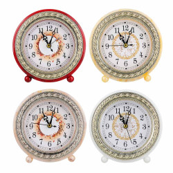 LADECOR CHRONO Будильник электронный круглый, пластик, 14х12,8х4,5, 4 цвета, 1хАА