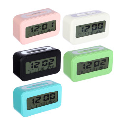 LADECOR CHRONO Будильник электронный, 10x5,5x6 см, 2xAAA, пластик, 5 цветов
