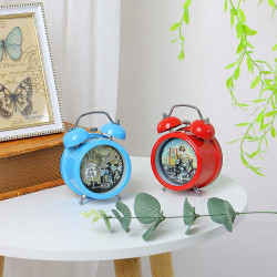 LADECOR CHRONO Будильник электронный, металл, стекло, 12х8,5х5,5см, 1хАА, 2 цвета