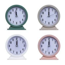 LADECOR CHRONO Будильник, пластик, 12x10,5x4,5 см, 1xAA, 4 цвета, арт.06-50